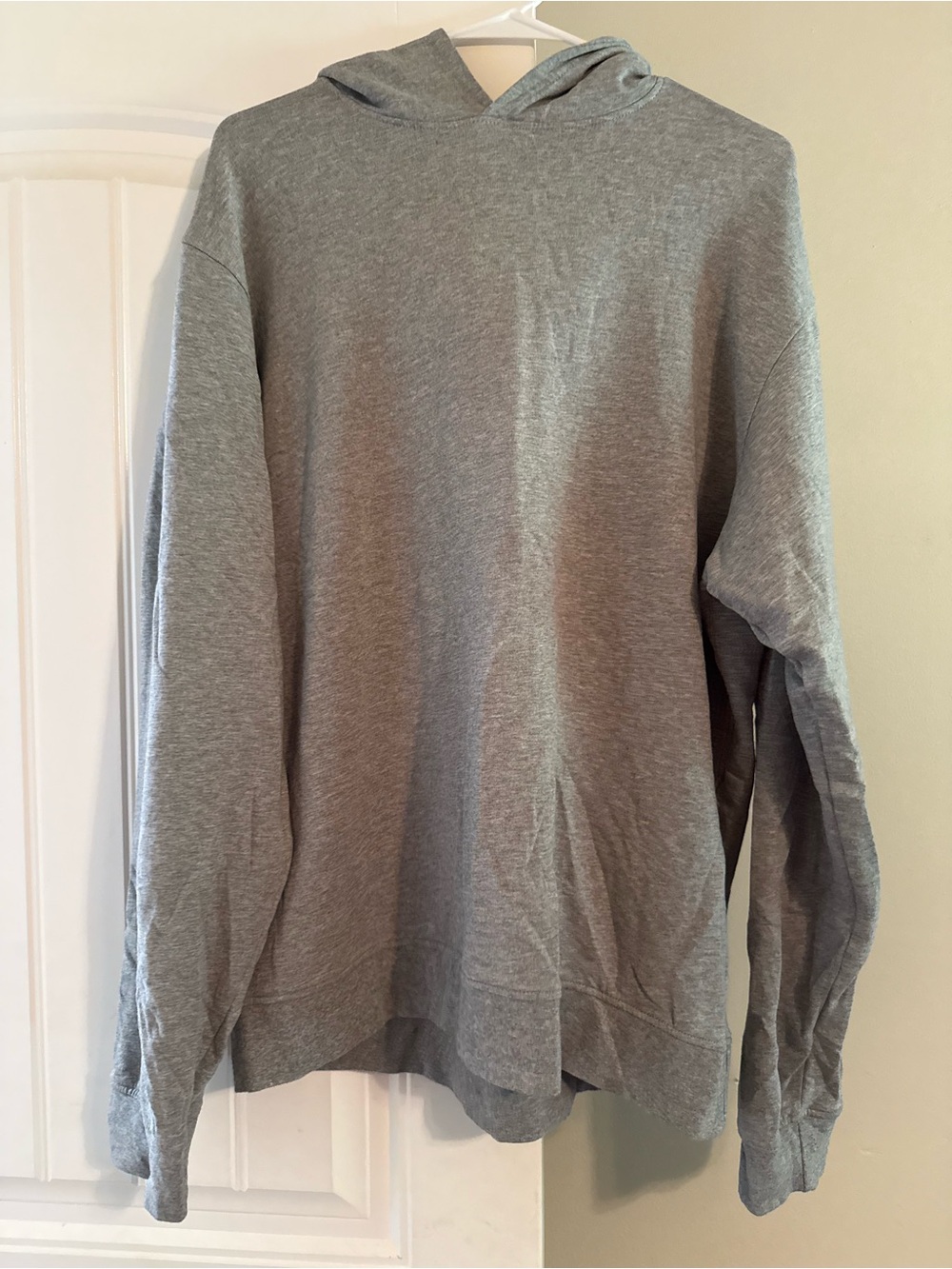 Peter Millar Men's Heather Gray Crewneck Hoodie Sweater